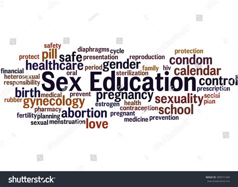 Sex Education Word Cloud Concept On Stock Illustration 389571049 Shutterstock