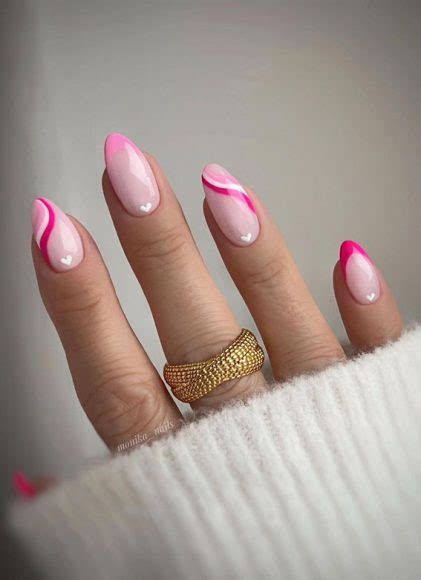 40 Awesome Spring Nail Ideas 2023 Sweetest Gradient Pink Nails Design