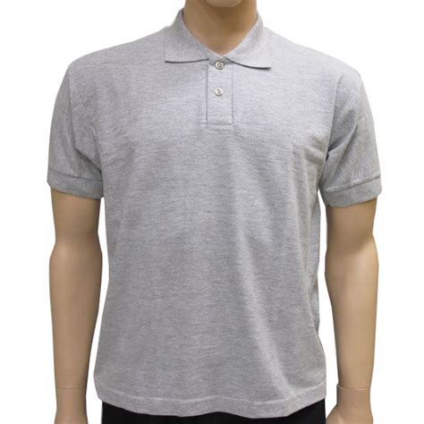 Camisa Polo Cinza