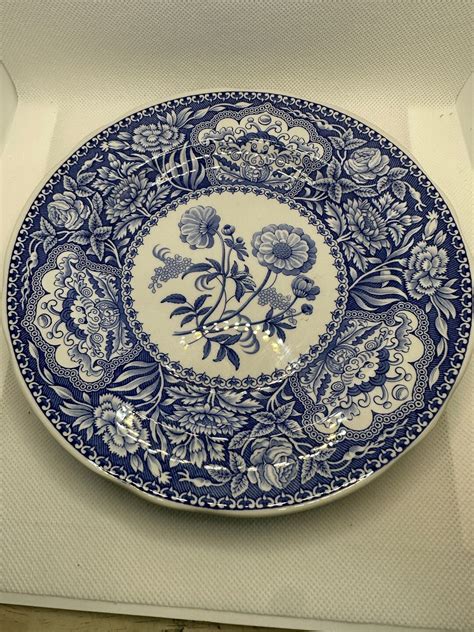 Vintage Spode Blue Room Collection Georgian Botanical Etsy