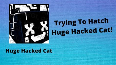 Trying To Hatch Huge Hacked Cat Live Pet Simulator X YouTube