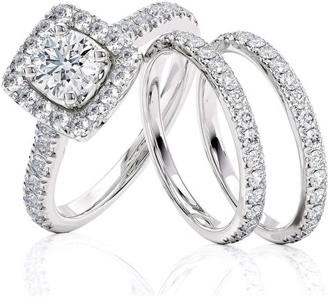 Igi Certified Carat Diamond Engagement Ring In White Gold