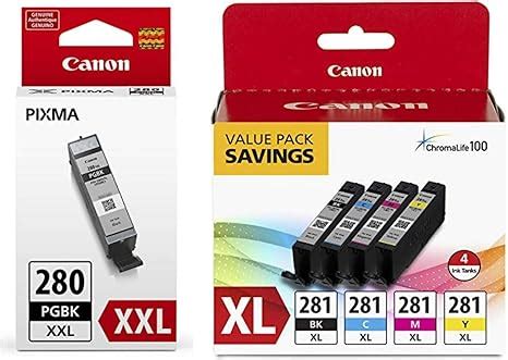 Amazon Canon Cli Xl Bkcmy Color Ink Tank Value Pack