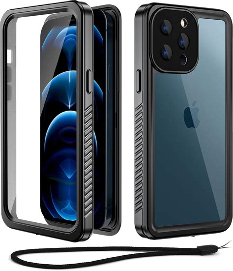 Beeasy Coque pour iPhone 12 Pro Max Antichoc IP68 Étanche 360