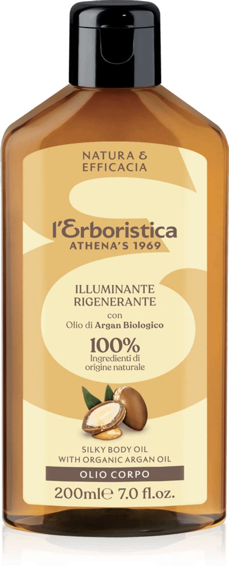 L ERBORISTICA Olio Corpo Setificante Con Olio Di Argan Biologico 200