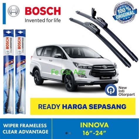 Jaminan Barang Original Wiper Toyota Innova Wiper Bosch Innova