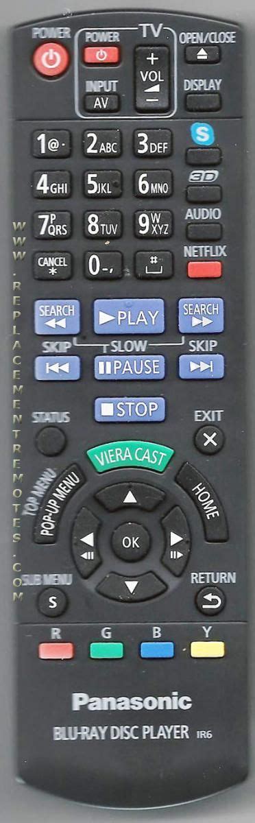 Buy Panasonic N Qayb Blu Ray Dvd Player Blu Ray Remote Control