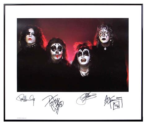 Lot Detail Kiss Debut Album Cover Outtake Photo Lithograph