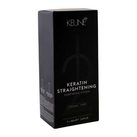 Keune Keratin Straightening Rebonding System Strong Fort X Ml