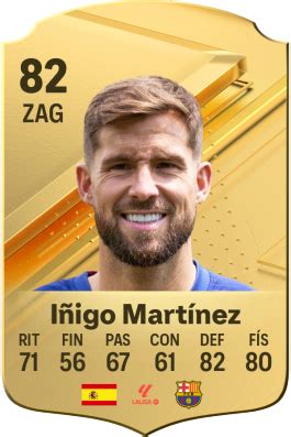 Notas de Jogador de Iñigo Martínez no EA Sports FC 24 Electronic Arts