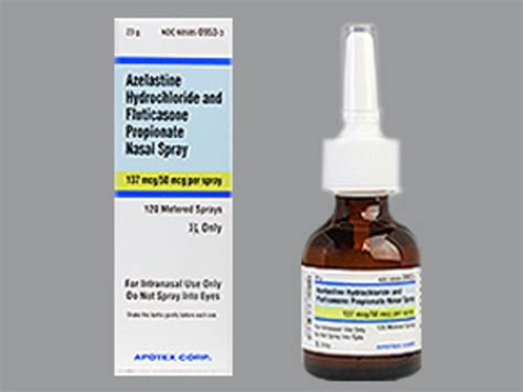 Rx Item Azelastine Fluticasone 137 50 Mcg 120 Spray By Apote