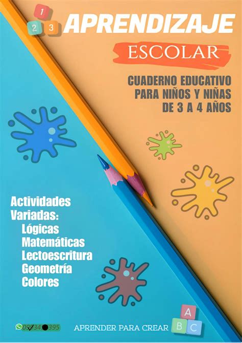 SOLUTION Cuaderno De Actividades Para Ni Os Y Ni As De 3 A 4 A Os 1