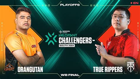 True Rippers Vs Orangutan En Playoffs Nodwin Valorant Challengers