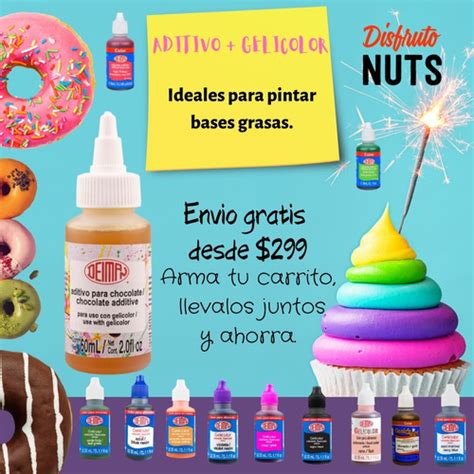 Cajita Multicolor Ne N Deiman Colorantes Vegetales Gelatinas Disfruto