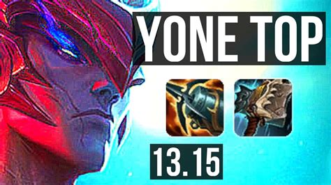 YONE Vs SETT TOP 1500 Games 6 1 2 1 2M Mastery NA Master 13