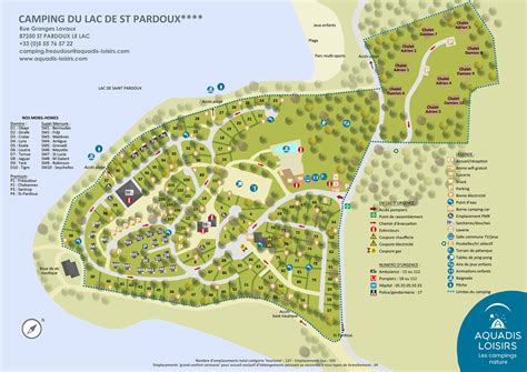 Camping du Lac de St Pardoux 4 étoiles en Haute Vienne Nouvelle