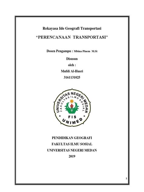 Rekayasa Ide Geografi Transportasi Pdf