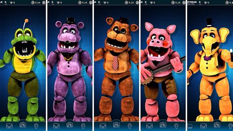 FNAF AR Stylized Mediocre Melody Animatronics Jumpscare Workshop