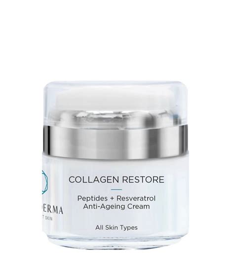 Collagen Restore Peptides Resveratol Ani Ageing Cream By Cellderma