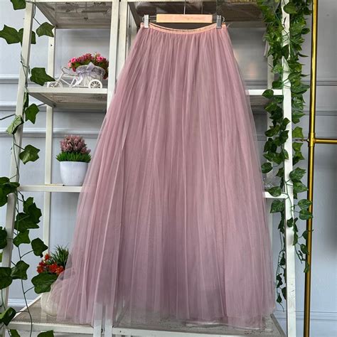 Jual Tutu Pearl Rok Panjang Prisket Tutu Mutiara Skirt Tille Halus