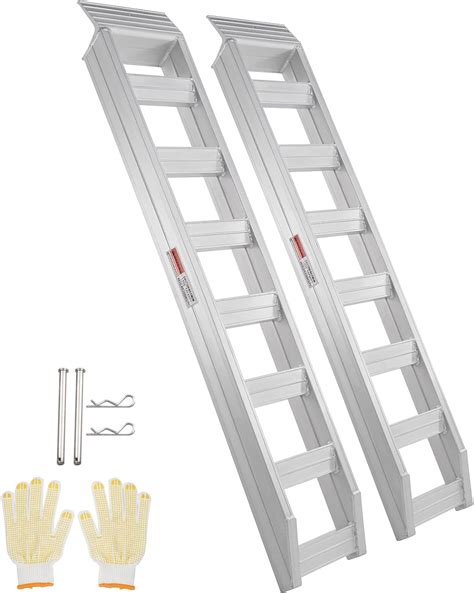 Brandclub Vevor Aluminum Ramps Lbs Heavy Duty Ramps With Top