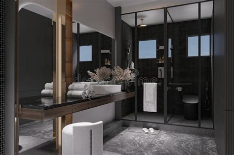 The Stylish Interior Of A Modern Restroom For The Modern Lifestyle