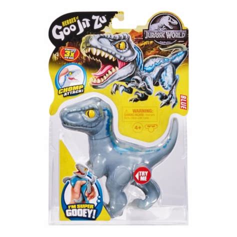 Heroes Of Goo Jit Zu Jurassic World Stretch Heroes Blue Ct Kroger