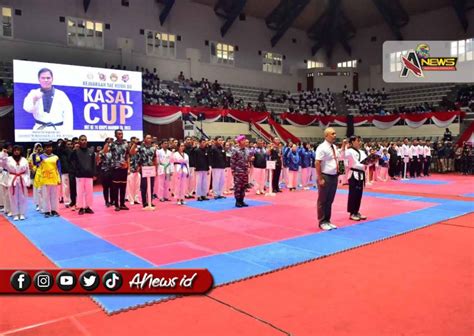 Kejuaraan Taekwondo Kasal Cup Tni Al Resmi Dibuka Atlet Ikut