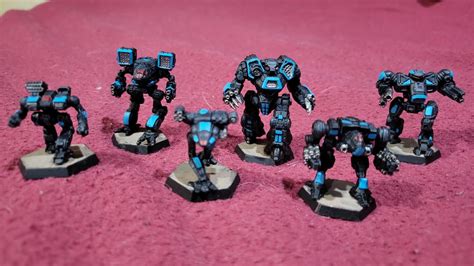 Clan Snow Raven Force Ready For The Battlefield Rbattletech