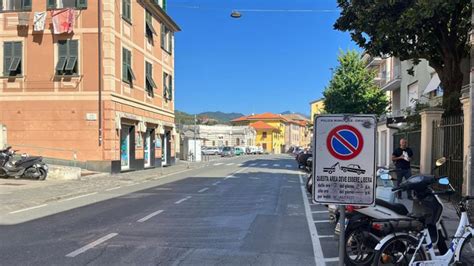 Chiavari Nuovi Asfalti In Via Piacenza Il Secolo Xix