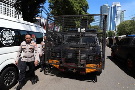 Pengamanan Gedung KPU RI Diperketat Jelang Pengumuman Hasil