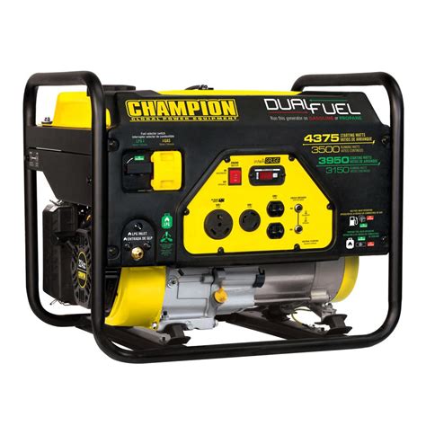 Champion Power Equipment Watt Dual Fuel Powered Rv Ready Portable