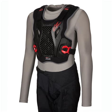 Alpinestars Bionic Action Chest Protector Black Red Sixstar Racing