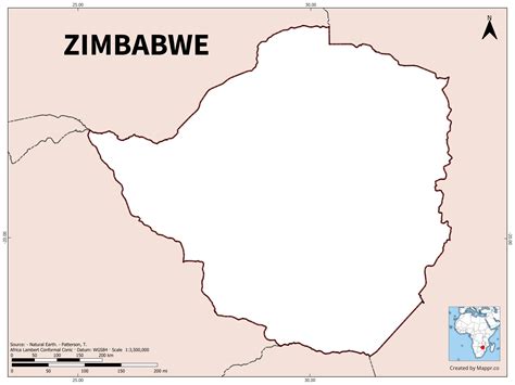 Zimbabwe Maps | Mappr