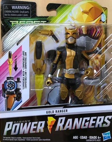 Figuras Power Rangers Beast Morphers Gold Ranger MercadoLibre