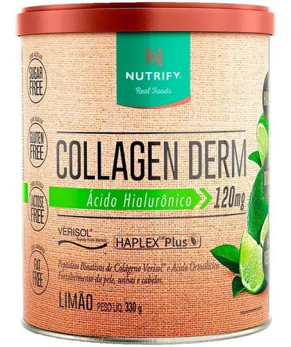 Collagen Derm G Nutrify Sabor Abacaxi C Hortela