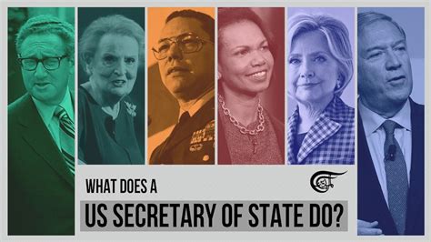 What Does A Us Secretary Of State Do Youtube