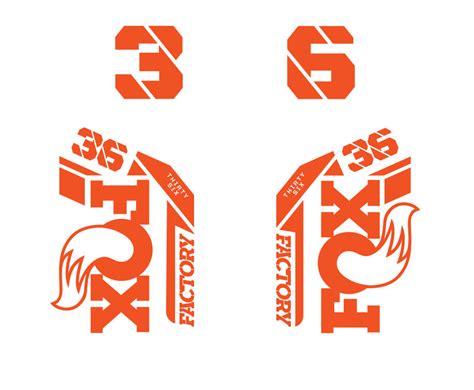 Fox Racing Shox Stickers