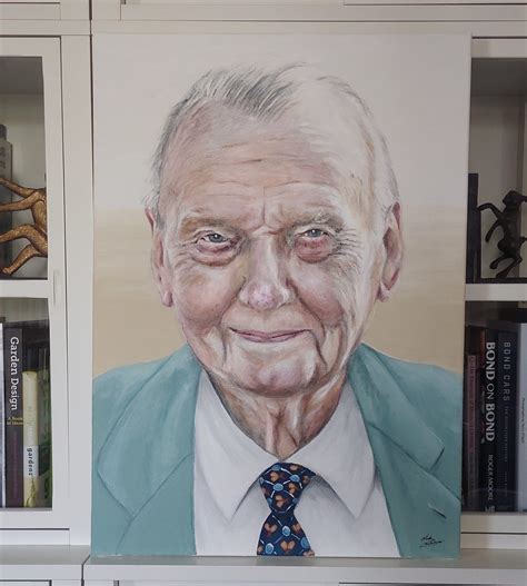 Commissioned Portrait Of A Ceo Nick Paints Surrey Based Artist