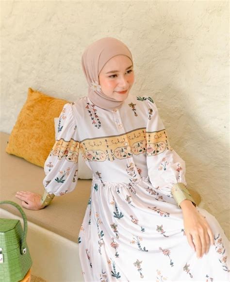 Dress Raya Jasmine Pearl Haidee Orlin Fesyen Wanita Muslim Fashion