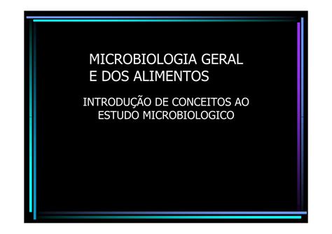 Pdf Microbiologia Geral E Dos Alimentos Aems Br Parasitas