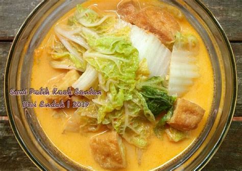 Resep Sayur Sawi Putih Kuah Santan 01 04 2019 Oleh Cloudy Cloud Cookpad