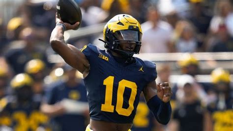 Alex Orji to start at QB for No. 18 Michigan against No. 11 USC - Newsday