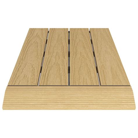 Newtechwood Ft X Ft Quick Deck Composite Deck Tile Straight