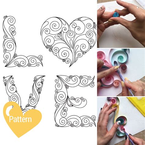 Printable Quilling Patterns Printable Templates