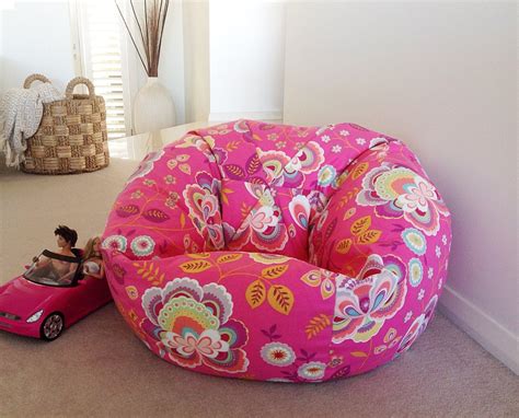 Kids Bean Bag Girls Bean Bag Cover Children's by MyBeachsideStyle