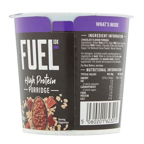 Fuel 10k Choc Porridge Pot 70g