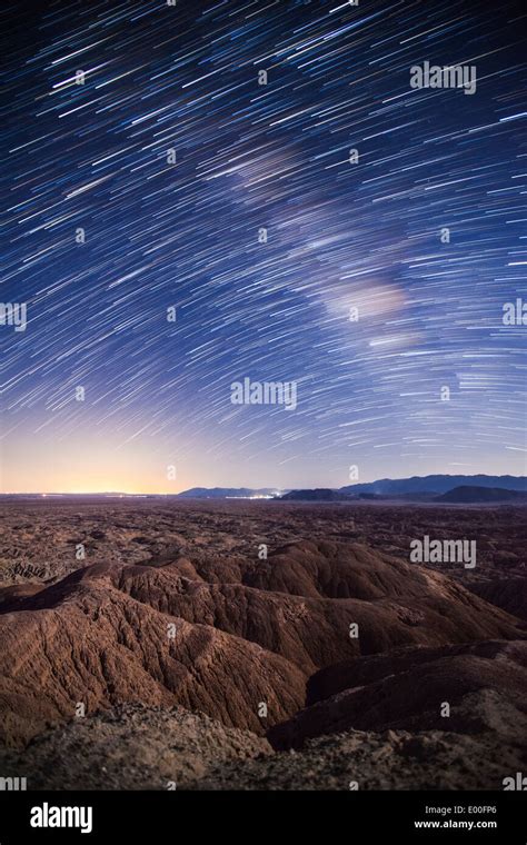 Milky Way above the Borrego Badlands, California Stock Photo - Alamy