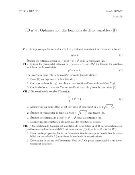 Td Td Math Matiques Gea Ua Studocu