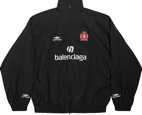 Balenciaga Black Paris Soccer Track Jacket Inc Style